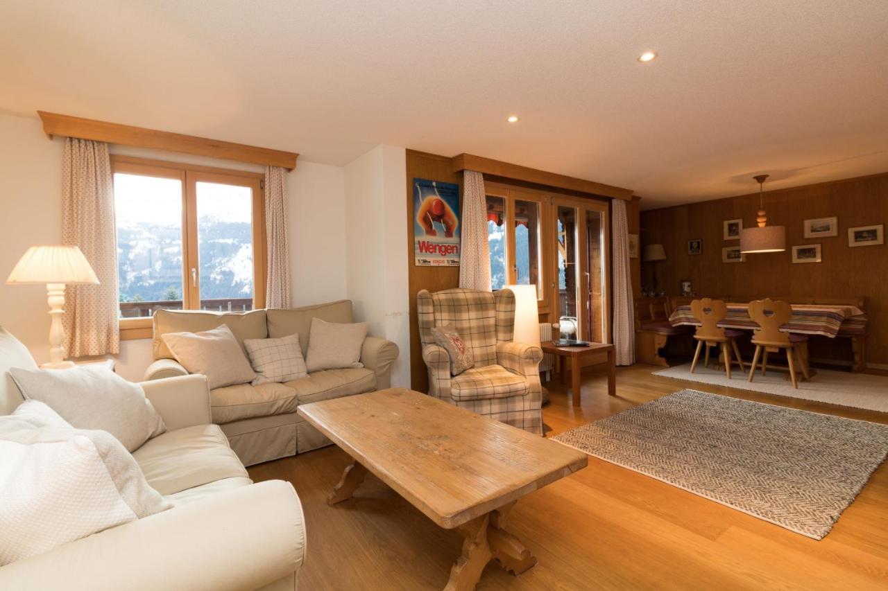 Chalet Eigersunne 2 Wengen Buitenkant foto