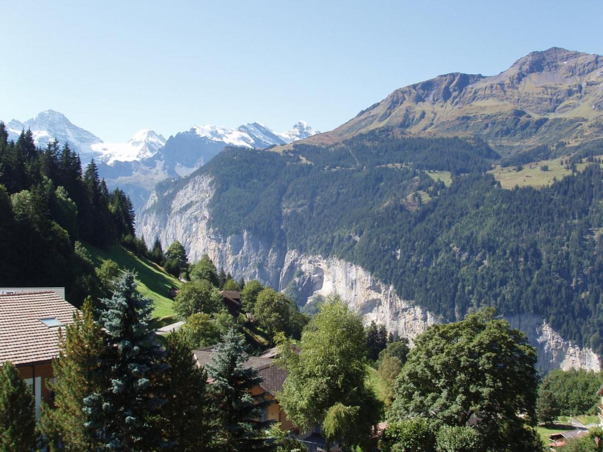 Chalet Eigersunne 2 Wengen Buitenkant foto