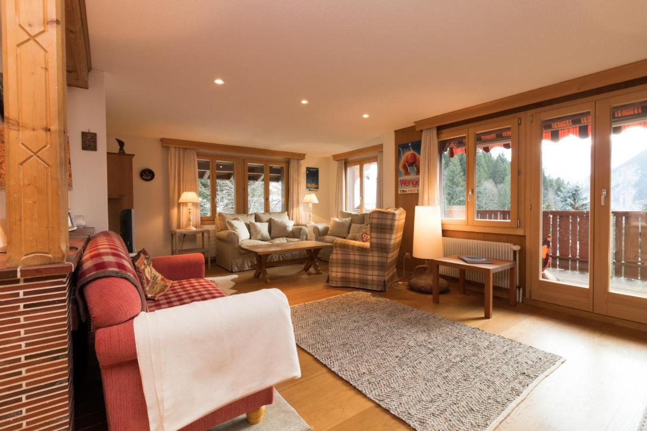 Chalet Eigersunne 2 Wengen Buitenkant foto